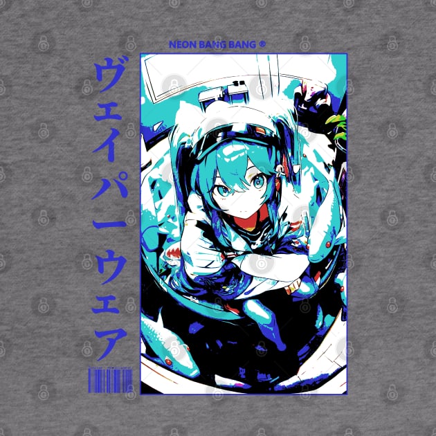 Vocaloid Anime Girl Japan Streetwear Japanese Manga Aesthetic by Neon Bang Bang